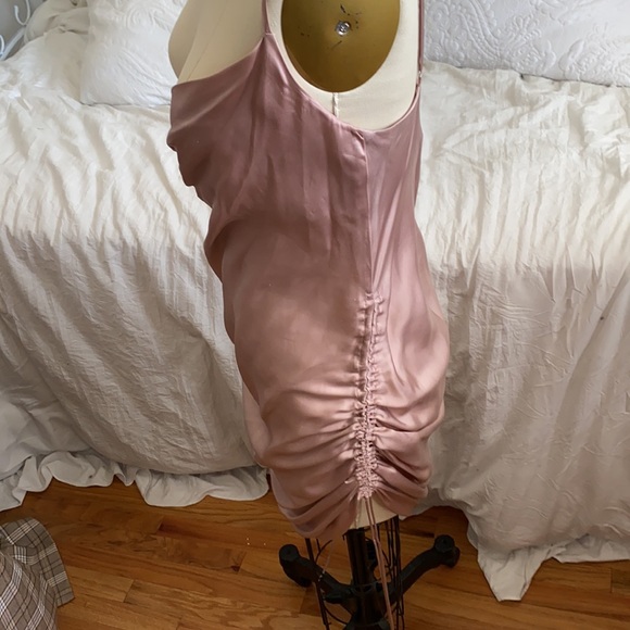 Aritzia ruched slip dress - Picture 2 of 8